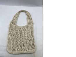 Crocheted yarn tote bag