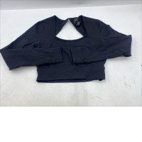 Black long-sleeved crop top Black long-sleeved crop top