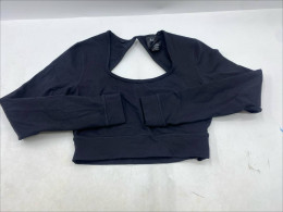 Black long-sleeved crop top Black long-sleeved crop top