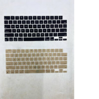 set of 2 Silicone keyboard cover for MacBook