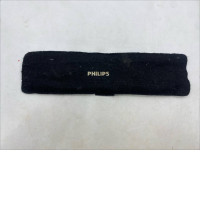 Black velvet bag for Philips hair straightener.