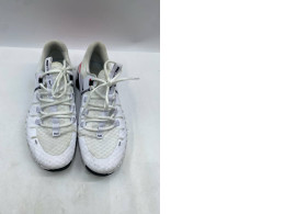 They are white Nike sneakers.