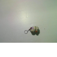 knitted souvenir keychain