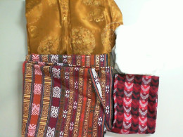 A set of 4 types of fabric for sewing clothes