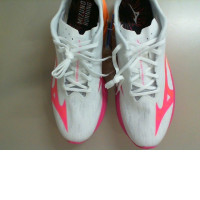 Women's sneakers, white and pink