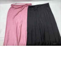 Set of 2 Women's long skirt in black and pink.