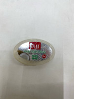 small container of SPLAT Natural Floss dental floss, specifically the coconut-flavored variant. small container of SPLAT Natural Floss dental floss, specifically the coconut-flavored variant.