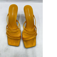 CHARLES & KEITH Toe Loop Strappy Slingback Heels. 