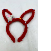 Red bunny ear headband