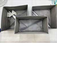 Set of 3 Foldable fabric storage box Set of 3 Foldable fabric storage box