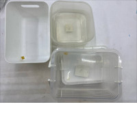 Set of 3 Plastic storage box