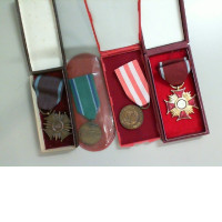 Set of 4 souvenir medals