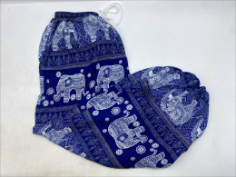 Blue long elephant pants 