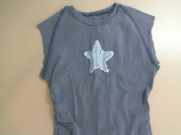 Blue T-shirt with a star