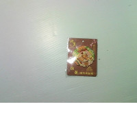 souvenir magnet in the shape of a Chinese temple