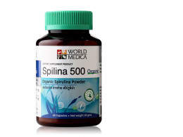 Set of 18 Khaolaor Spilina 500 Organic Spirulina Powder 60 Capsules