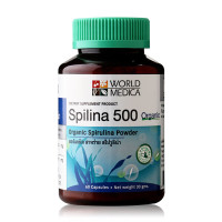 ชุดผลิตภัณฑ์ Khaolaor Spirulina 500 ผงสไปรูลิน่าออร์แกนิค 60 แคปซูล จำนวน 24 ชุด