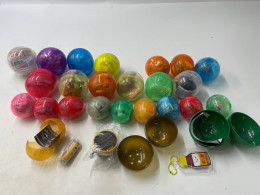 Set of food keychains