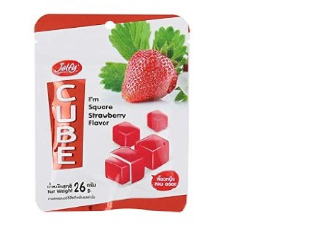 jelfy cube strawberry jelfy cube strawberry