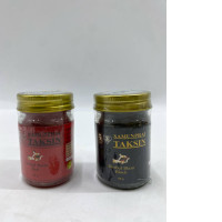 Set of 2 Samakkitham Taksin herbal balm is available in both red and black