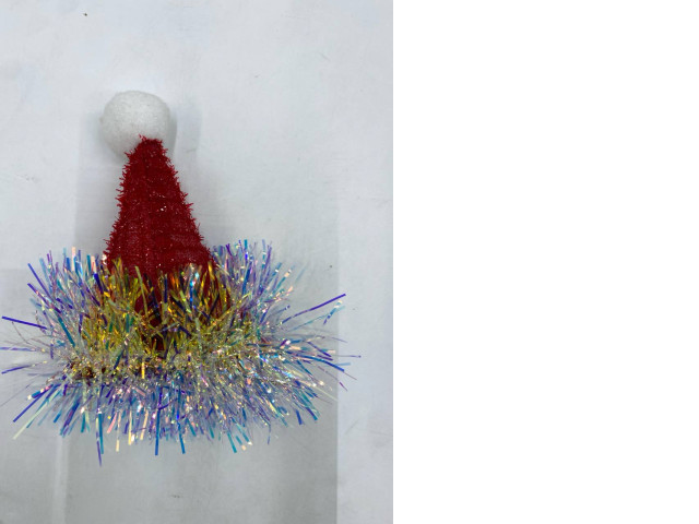 Christmas hat hair clip Christmas hat hair clip