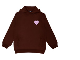 Divine Ano large chocolate brown hoodie.