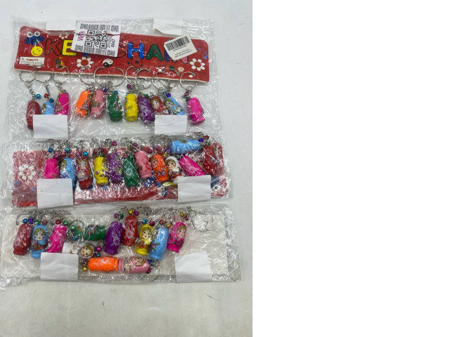 Big Ste Russian nesting doll (matryoshka) keychains. Big Ste Russian nesting doll (matryoshka) keychains.