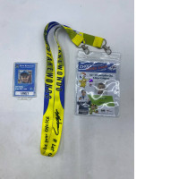 Set of 2  Showing custom-made lanyards and ID cards for a taekwondo competition.