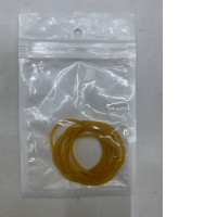 natural rubber elastic bands. 