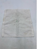 white cotton face towel. white cotton face towel.