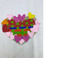 Heart-shaped postcard Heart-shaped postcard