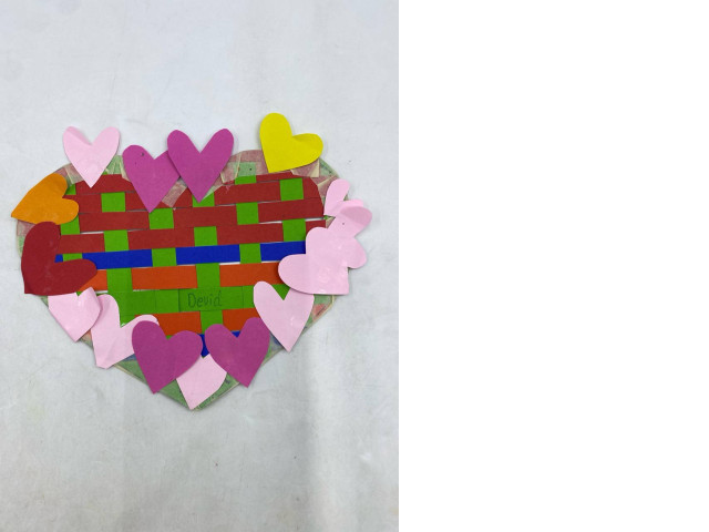 Heart-shaped postcard Heart-shaped postcard