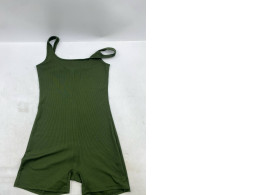 One-piece romper for women, olive green. One-piece romper for women, olive green.