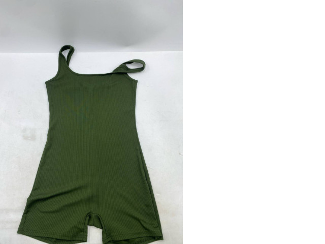 One-piece romper for women, olive green. One-piece romper for women, olive green.