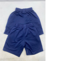 Set of 2 Blue sports shorts for school students.