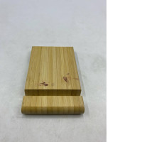 generic dual-angled bamboo mobile phone or tablet holder. 