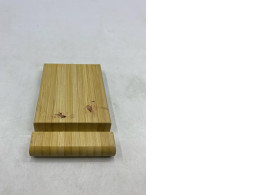 generic dual-angled bamboo mobile phone or tablet holder. 
