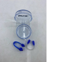 swimming nose clips with a storage case.