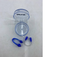 swimming nose clips with a storage case.