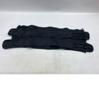 At the black block in the back.