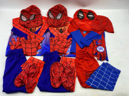 Set of 3 Spiderman cosplay costume