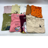 Set of 9 Short-sleeved crew neck t-shirt