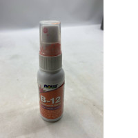  bottle of NOW Foods Vitamin B-12 Liposomal Spray, a dietary supplement. 