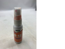  bottle of NOW Foods Vitamin B-12 Liposomal Spray, a dietary supplement. 