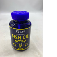 bottle of GLS Omega 3 Fish Oil supplements 120 capsules