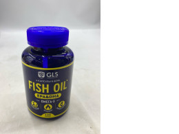 bottle of GLS Omega 3 Fish Oil supplements 120 capsules