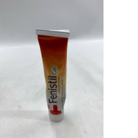 a 20g tube of Fenistil Gel, a topical medication. 