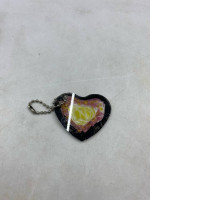 Heart-shaped keychain