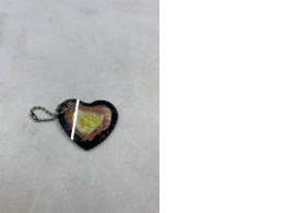 Heart-shaped keychain