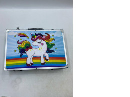  unicorn-themed art set for kids in a portable aluminum case. 